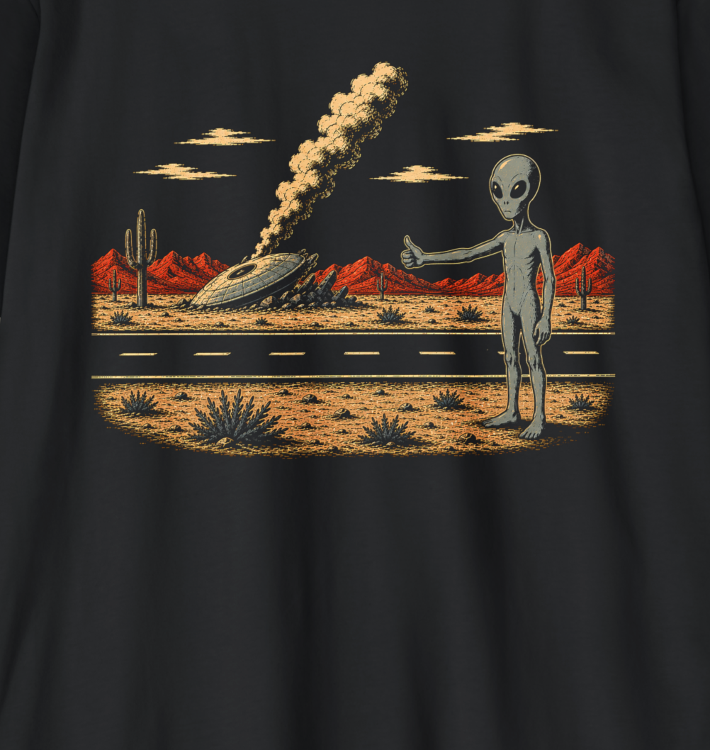 Hitchhiking Alien: Need a Lift?